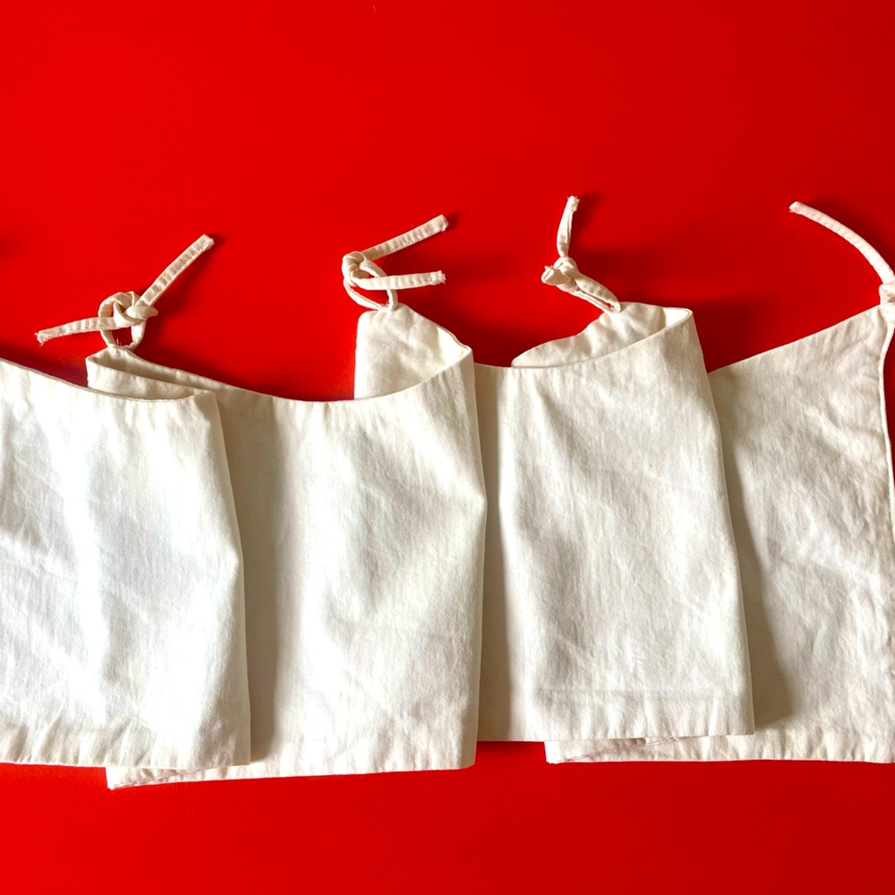 Custom made 100% Cotton Canvas Window Valance.